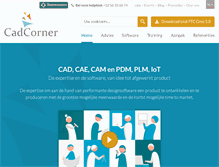Tablet Screenshot of cadcorner.be